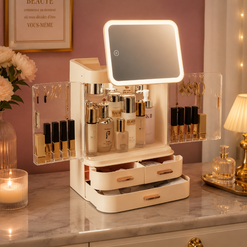 Boîte de Rangement LED - Élégance et Organisation
